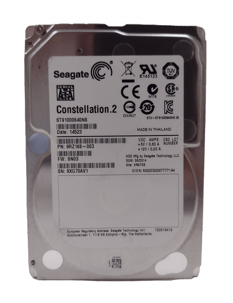 ST91000640NS SEAGATE 1TB 7.2K SATA 2.5IN HDD