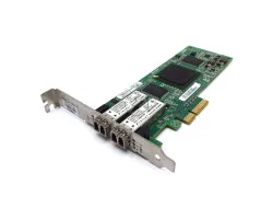 Placa de Rede QLogic QLE2462-DELL PX2510401-54: 2x 4GB SFP,