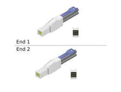 X66032A NETAPP 2M MINI SAS HD TO MINI SAS HD 12GB CABLE