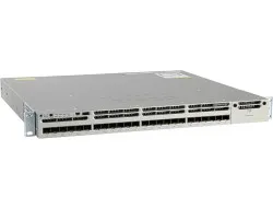 WS-C3850-24XS-E CISCO Stackable 24 SFP+ Ethernet ports. with 715WAC power supply 1 RU. IP Services feature set