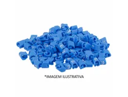 ANILHAS AZUIS - LETRAS E NÚMEROS - CDR