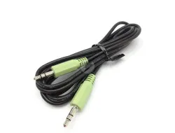 Cabo Auxiliar P2 + P2 1,7 Mt Ipod, Ipad, Mp3, Mp4, Gps, Carro, Som