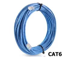 Cabo de Rede Cat6 UTP 4 Pr 24AWG 1.8 mt Azul