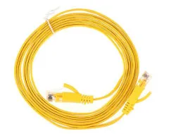 Cabo De Rede Rj45, Cat6, 28awg, Utp, 1,8 Mt´s , Amarelo