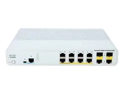 WS-C2960C-8PC-L CISCO CATALYST 2960C 8P 10/100 POE 2P SFP SWITCH LAN