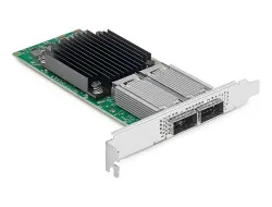Placa De Rede Mellanox ConnectX-5 100GB, MCX516A-CCAT, 2 Portas, QSFP28, PCIe 3.0 X16, Low Profile