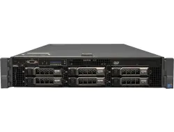 SERVIDOR DELL POWEREDGE R710, BAIA 3.5, 2x INTEL XEON SIX-CORE L5640, 64GB DDR3, 1.2TB