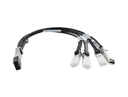 P4YPY Dell Dell QSFP+ to 4x SFP+ Breakout Cable 0.5M