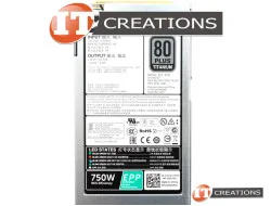 KNHJV DELL 750W EPP 80 PLUS TITANIUM POWER SUPPLY