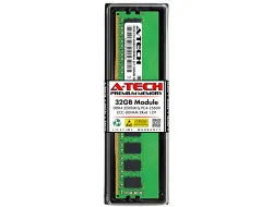 32GB DDR4 PC4-25600E ECC UDIMM Memory RAM