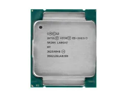 E5-2603 V3 Intel Intel Xeon E5-2603 v3 Six-Core 64-bit processor - 1.60GHz base frequency (Haswell-EP. 15MB Intel Smart Cache. Intel QuickPath Interconnect (QPI) speed 6.4 GT/s. 85W Thermal Design Power (TDP). FCLGA 2011-3 socket)