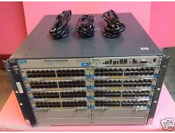 J8698A HP HPE E5412 ZL SWITCH CHASSIS Incl. ProCurve switch 5400 zl management module J8726A