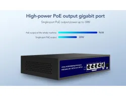 WS42GP 6 PORTS GIGABIT POE SWITCH