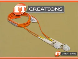 XH239 DELL 2M ORANGE MULTIMODE DUPLEX LC TO LC FIBER OPTIC CABLE