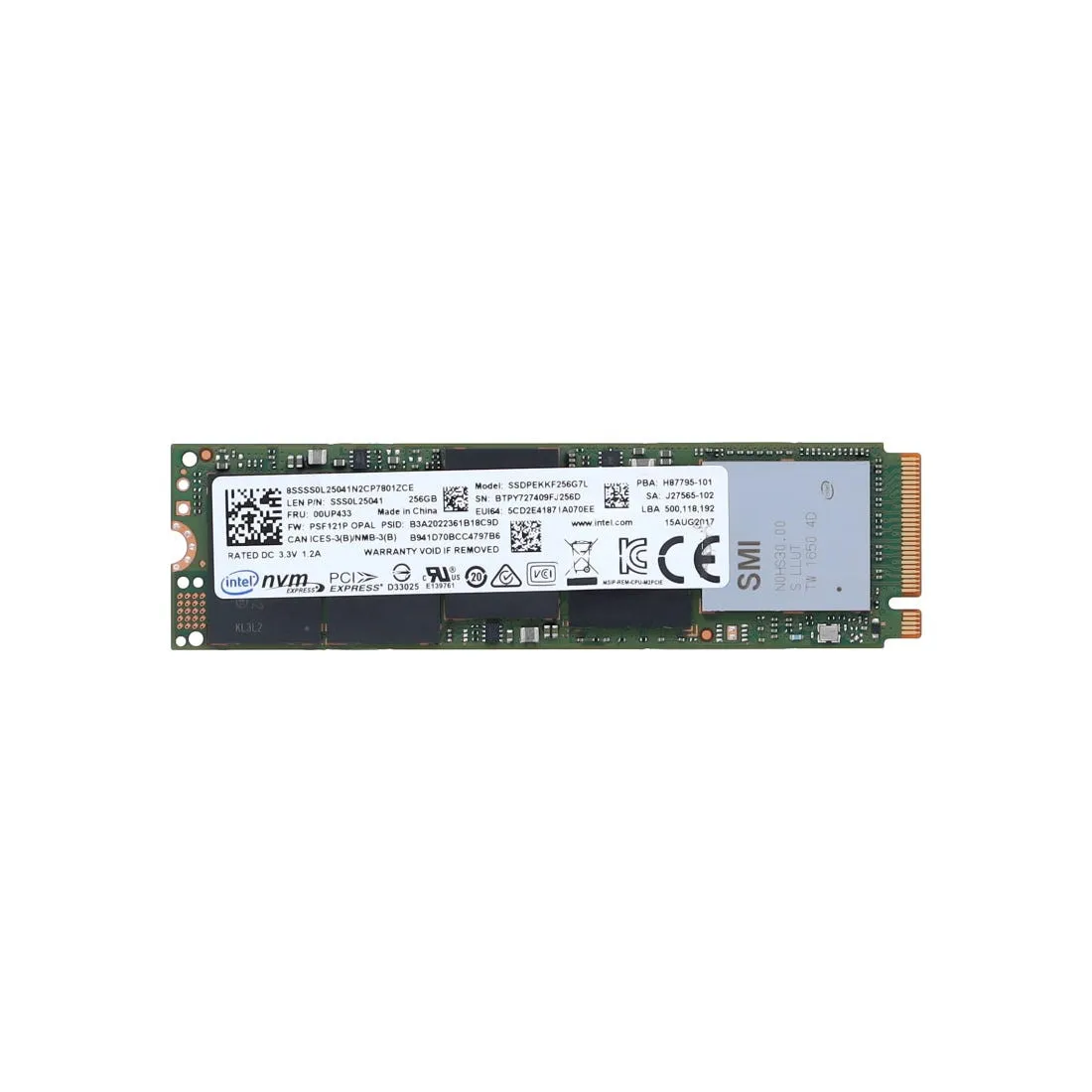 00UP433 LENOVO 256GB M,2 2280 NVME SSD
