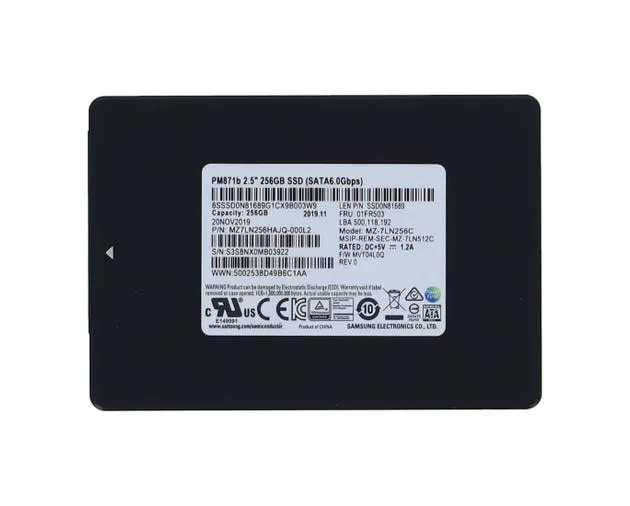 01FR503 LENOVO 256GB 6G 2,5INCH SATA SSD