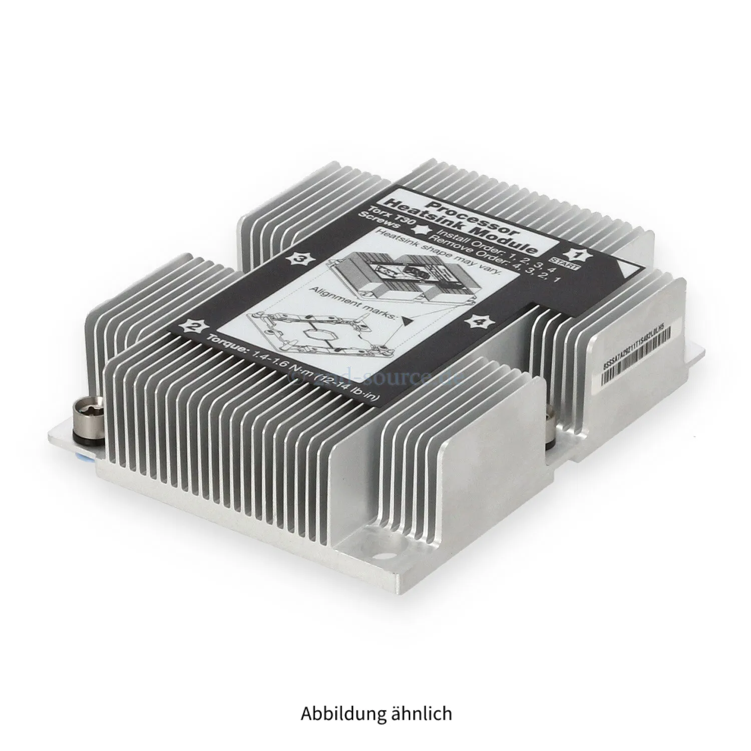 01KP657 LENOVO SR630 HEATSINK ASSEMBLY