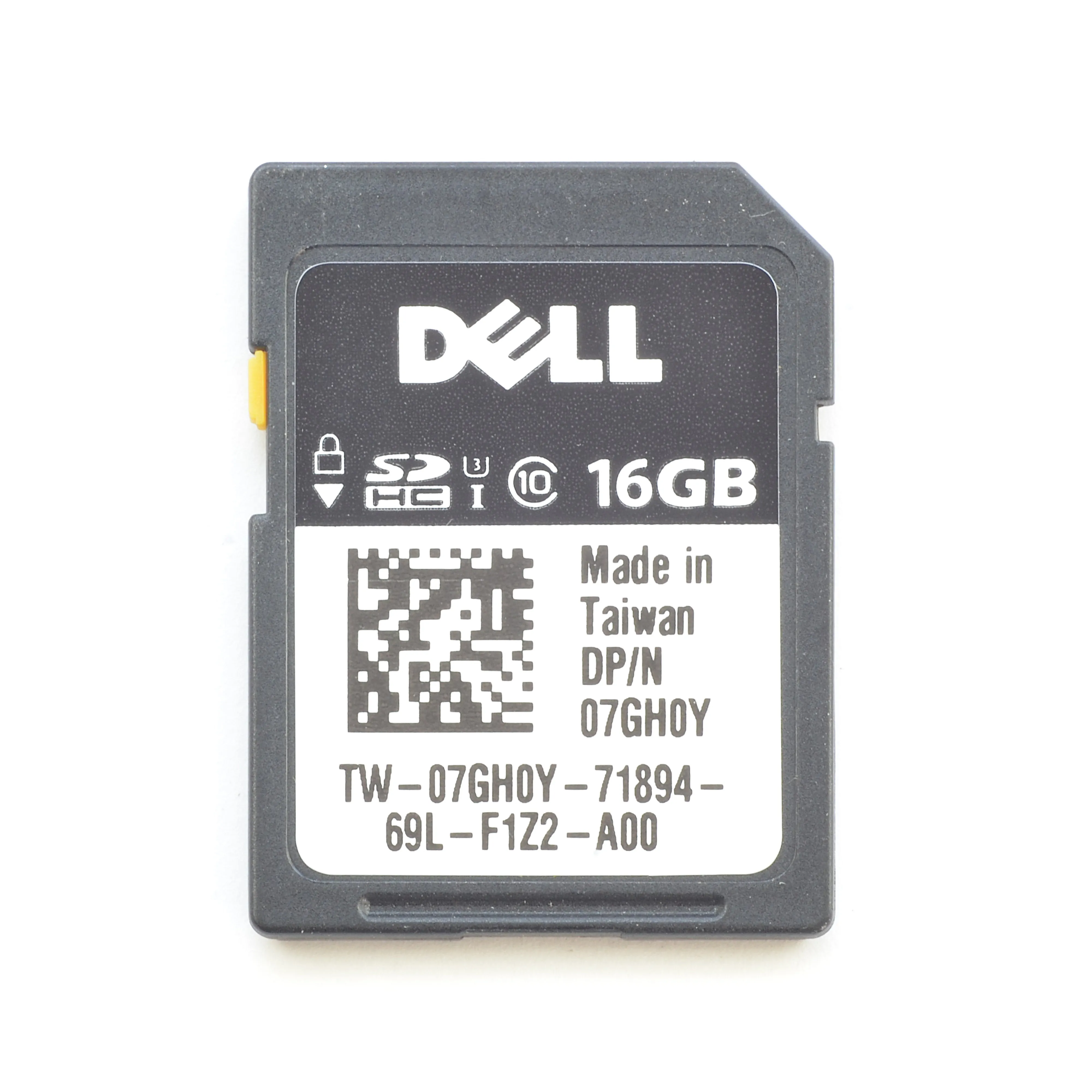 7GH0Y Dell 16GB SDHC CLASS 10 SD Card