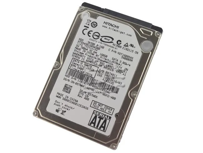 57W6K DELL 160GB 5.4K 3G 2.5INCH SATA HDD