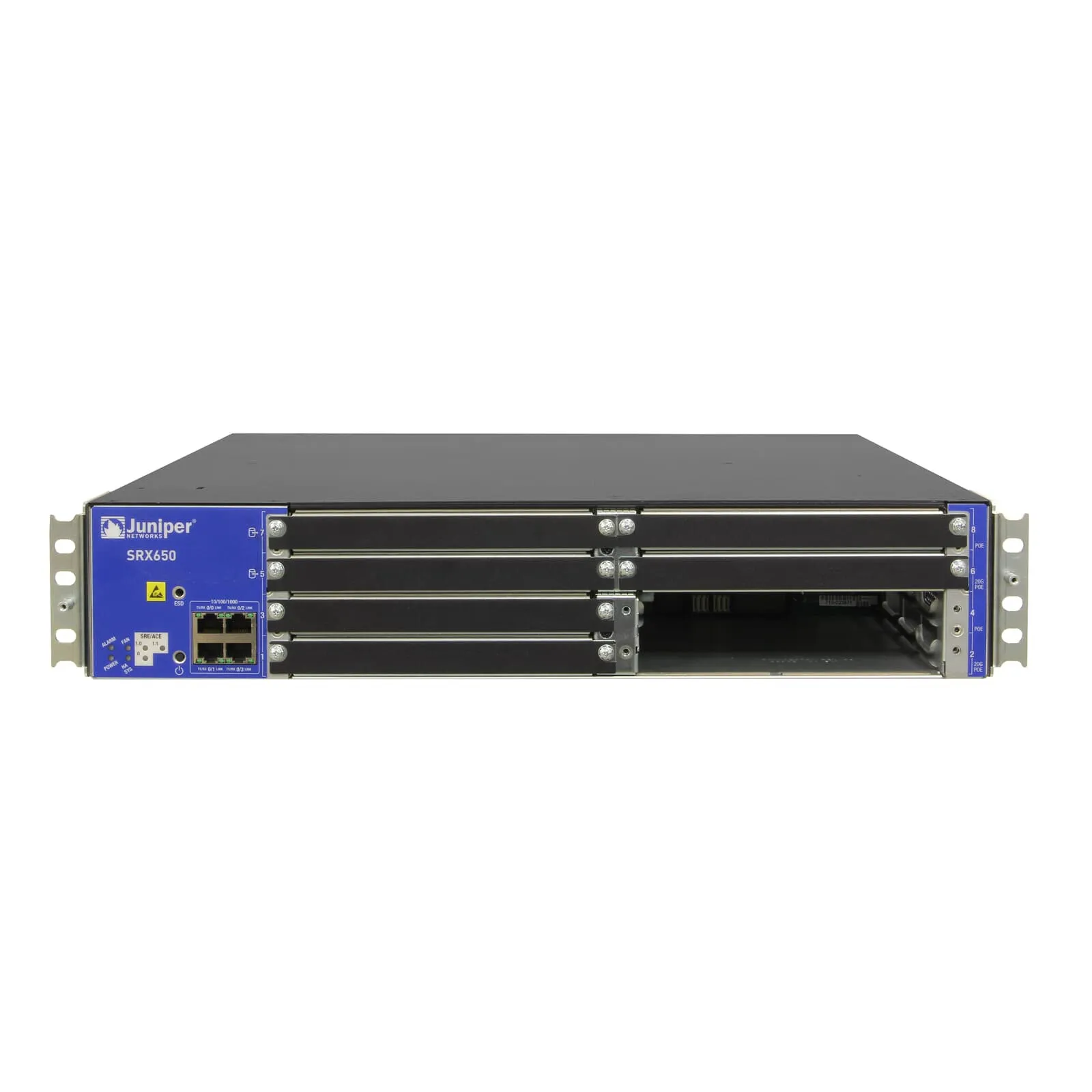 SRX650 JUNIPER NETWORKS SRX650 GATEWAY SECURITY APPLIANCE 2XPSU
