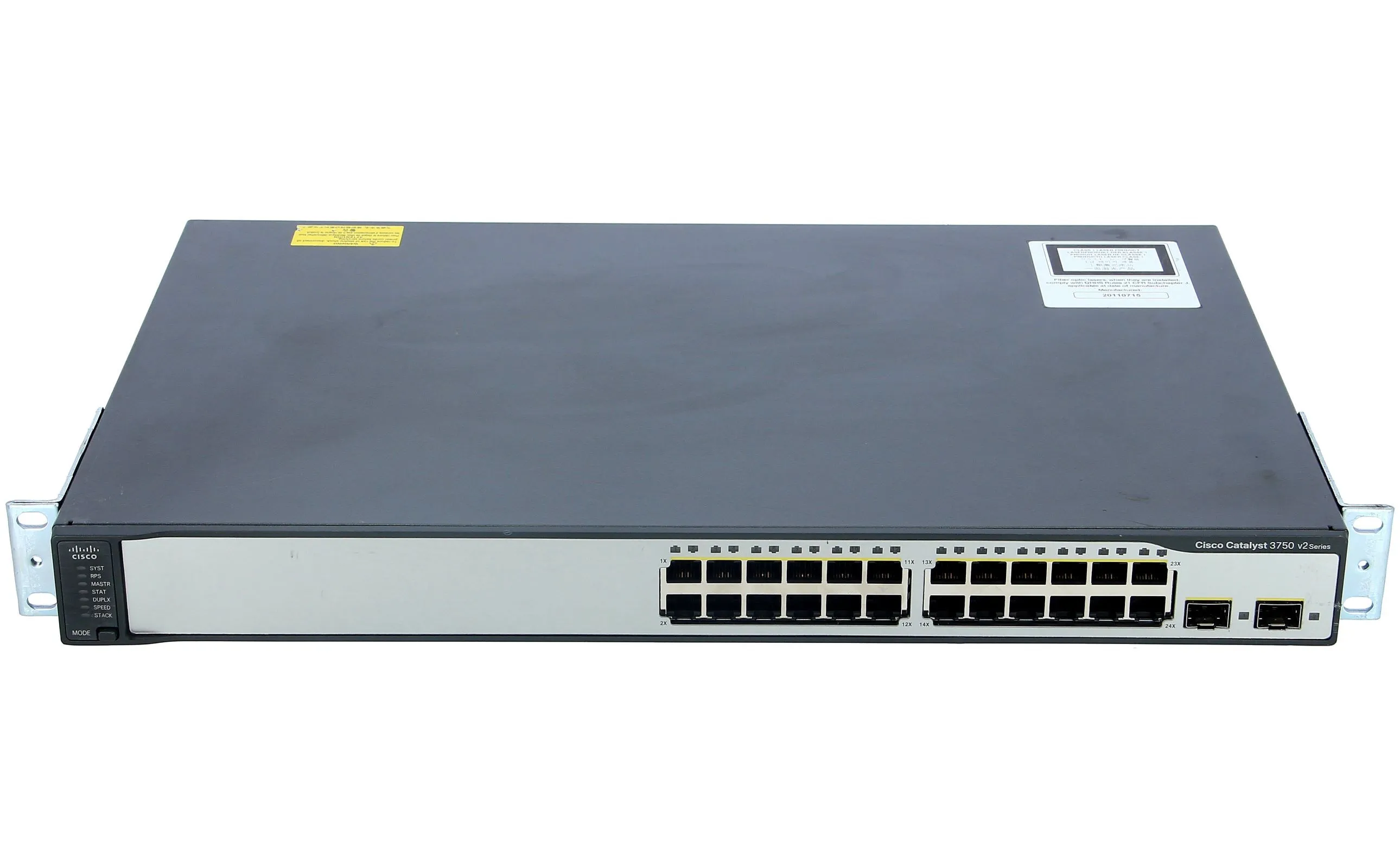 WS-C3750V2-24TS-S CISCO C3750V2 24*10/100 2-SFP L2 SWITCH