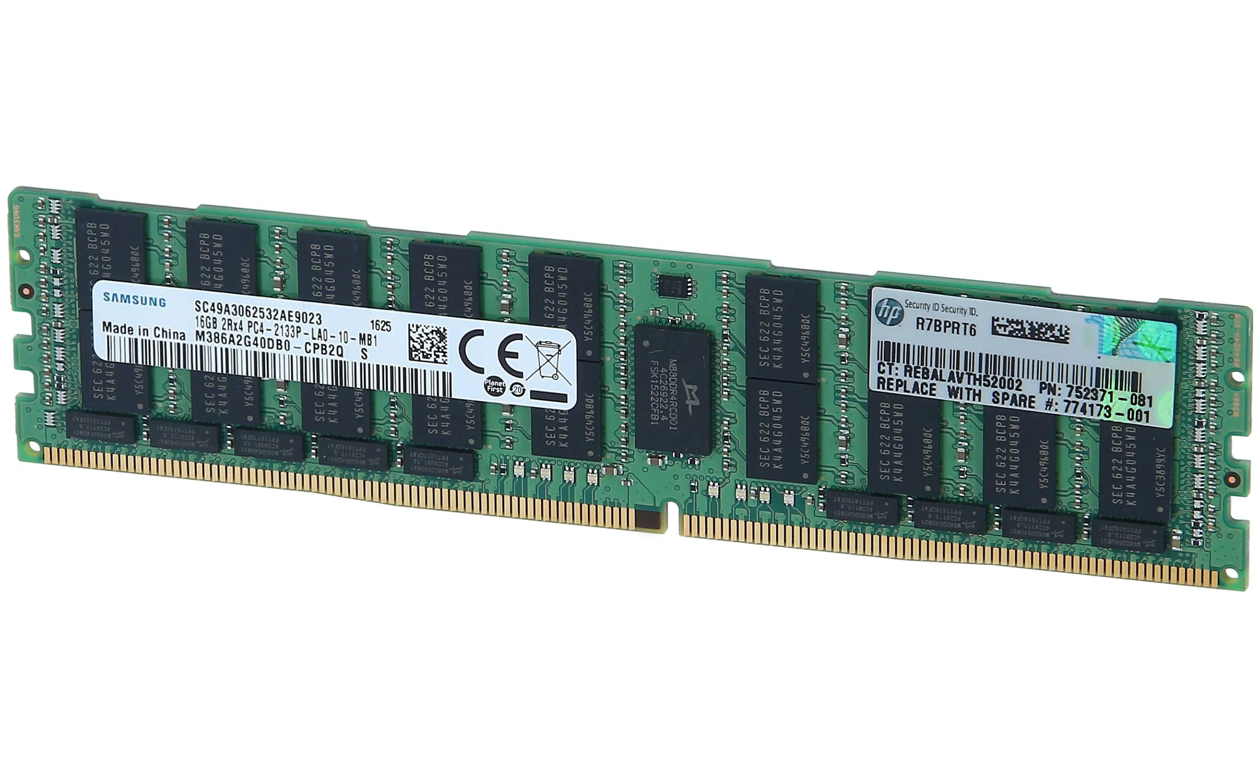 726720-B21 HP 16GB (1*16GB) 2RX4 PC4-17000P-L DDR4-2133MHZ LRDIMM