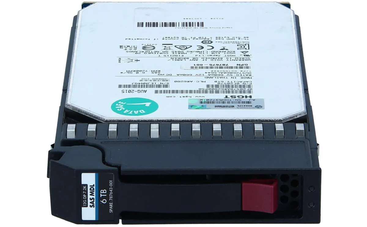 J9F36A HP MSA 6TB 6G SAS 7,2K 3,5IN MDL HDD