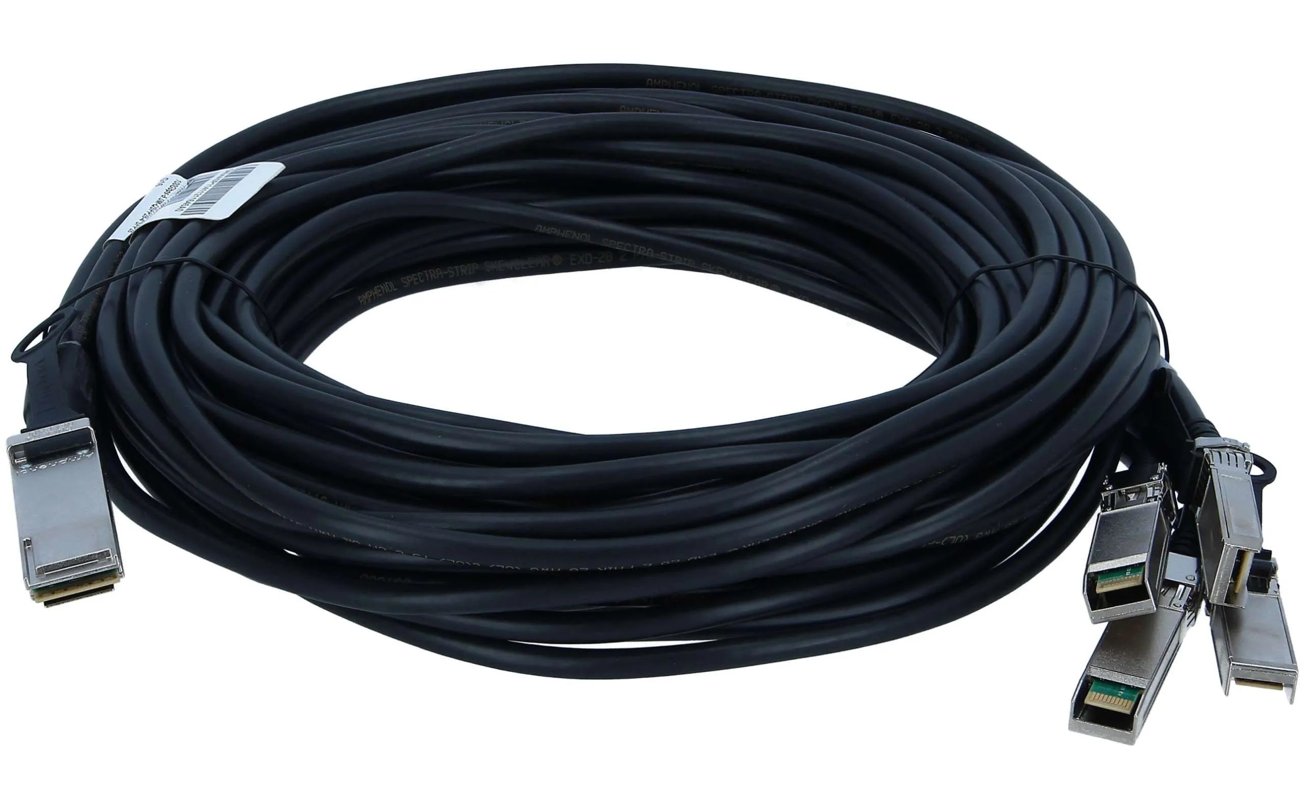 JL284A HPE X240 QSFP28 to 4x 25G SFP28 DAC Cable 5M