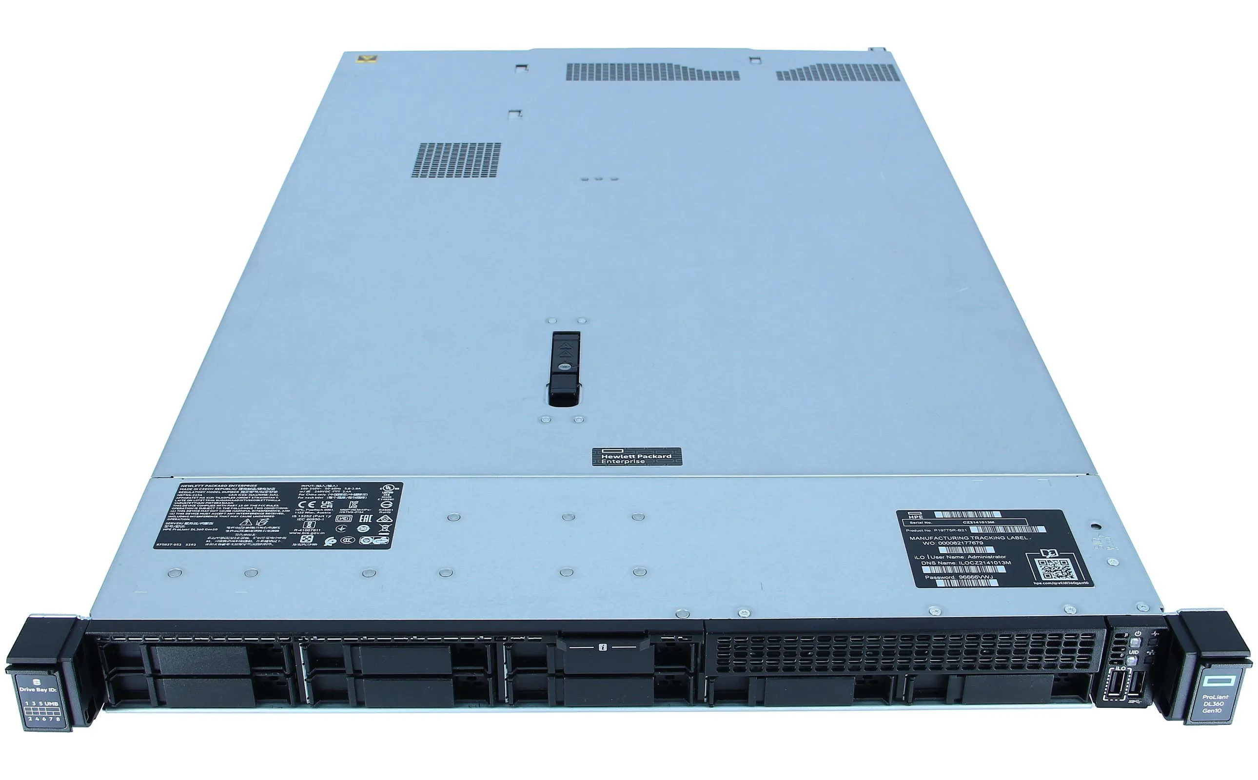 P19766-B21 HPE PROLIANT DL360 G10 8*SFF NC CTO SERVER
