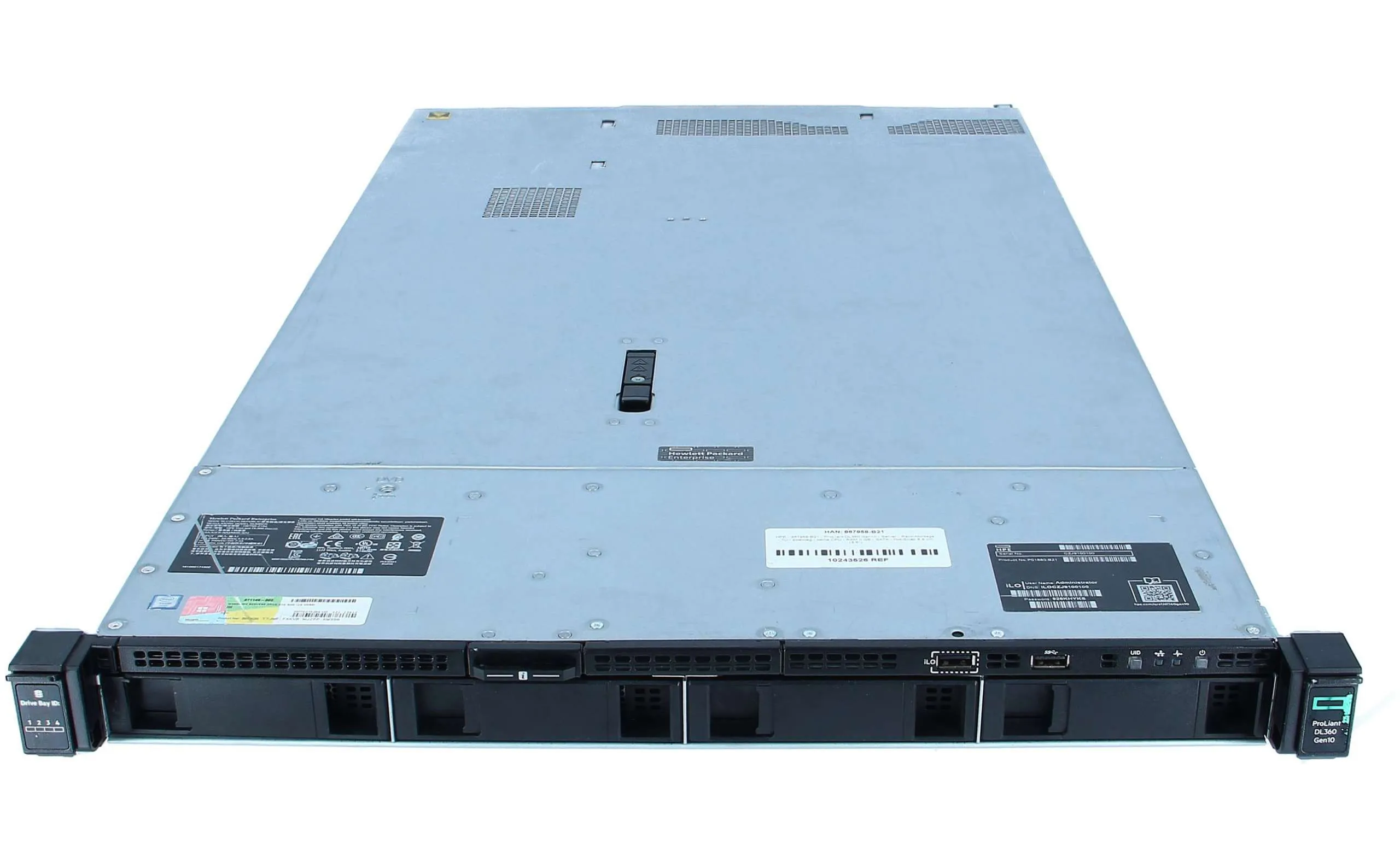 867958-B21 HPE PROLIANT DL360 G10 4*LFF CTO SERVER