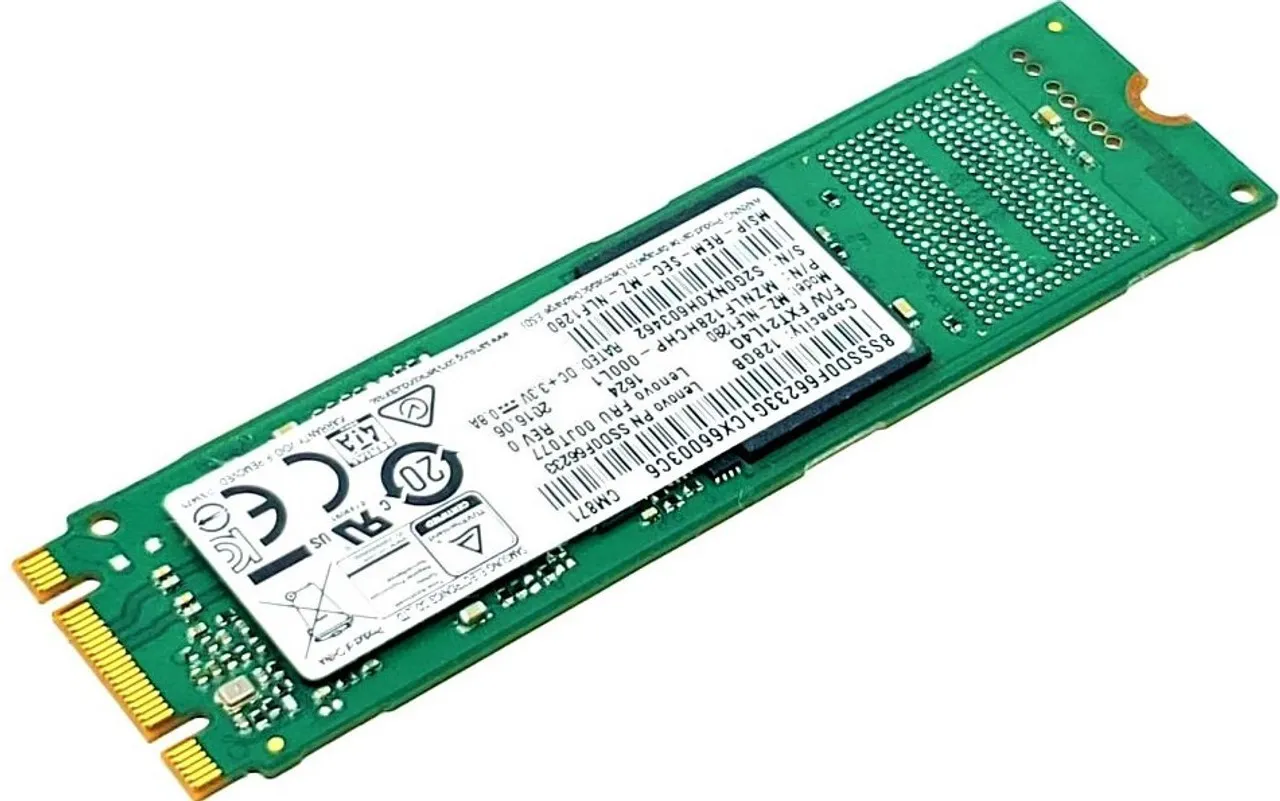 00UP476 LENOVO 128GB 2280 M,2 SATA SSD