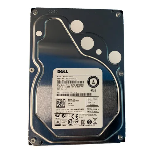 12GYY DELL 4TB 7,2K 6G 3,5INCH SAS HDD
