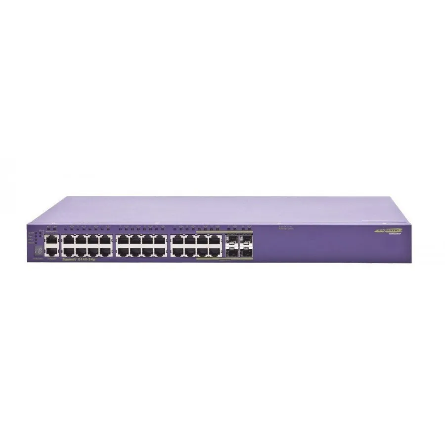16504 EXTREME NETWORKS X440-24P 24 PORT 1G ETHERNET SWITCH