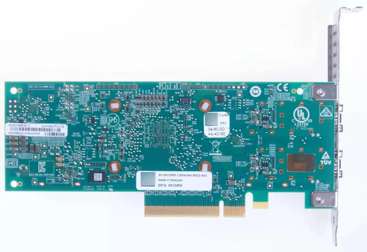 51GRM, PLACA DE REDE DELL QLOGIC QLE41262 2X25GBE SFP+ FH, PCIE