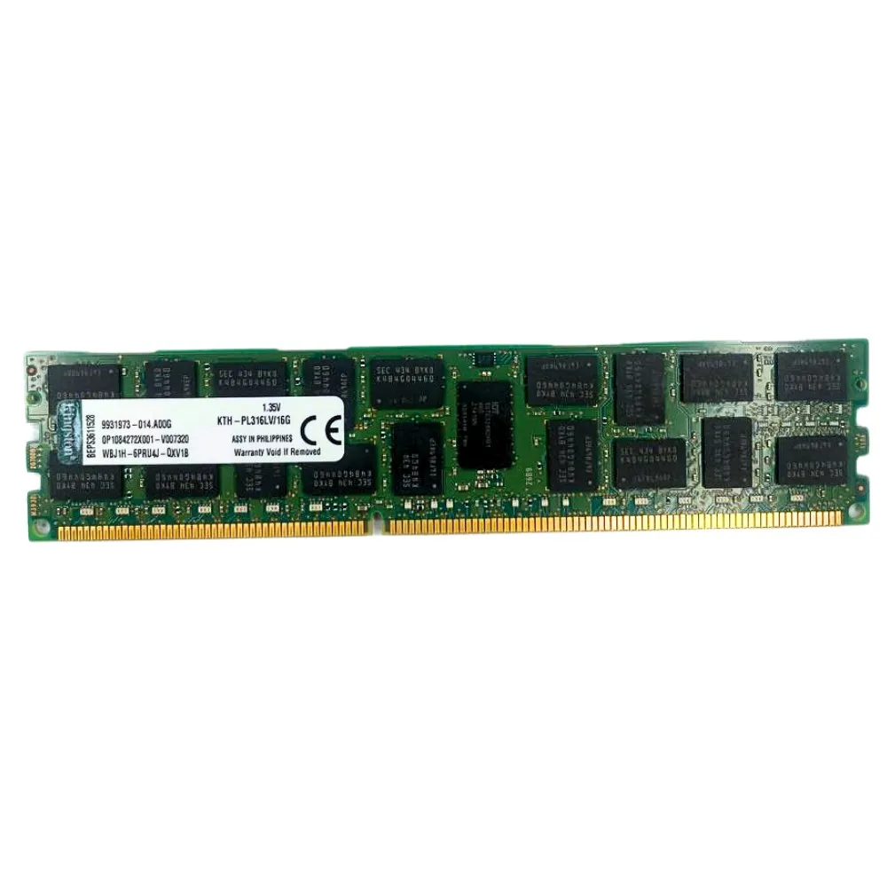Memória Kingston PC3 12800R 16Gb 2Rx4 - KTH-PL316LV/16G
