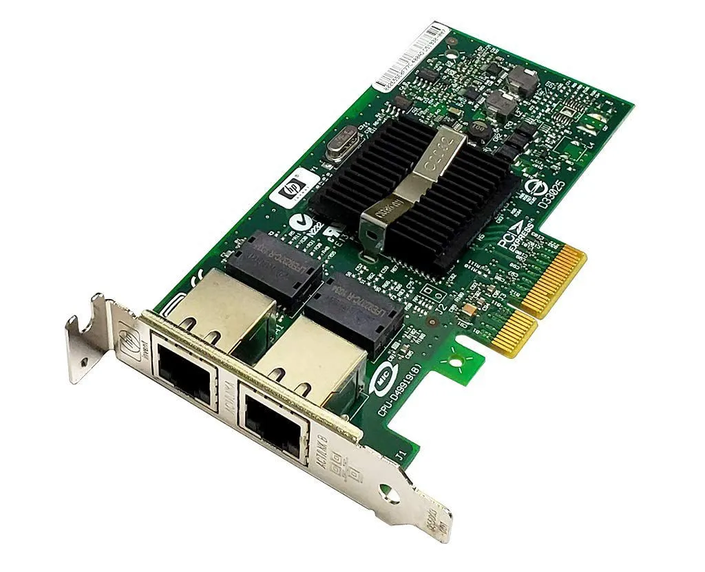 Placa Rede Intel Pci-e 2x Rj-45 10/100/100 Giga, Perfil baixo