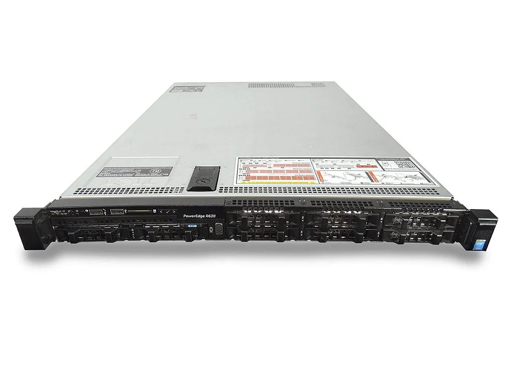 Servidor Dell R630: 2x Xeon 16 Core, 256GB, 2x HD SATA 1TB + 1x Placa 2x SFP+ 10Gb