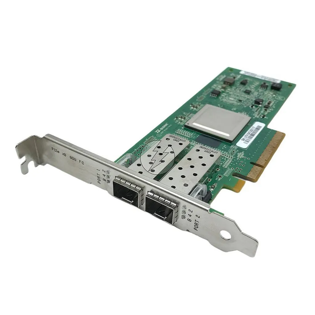 Placa rede QLogic QLE2562-DEL PX2810403-25 06T94G: 2 SFP 8gb