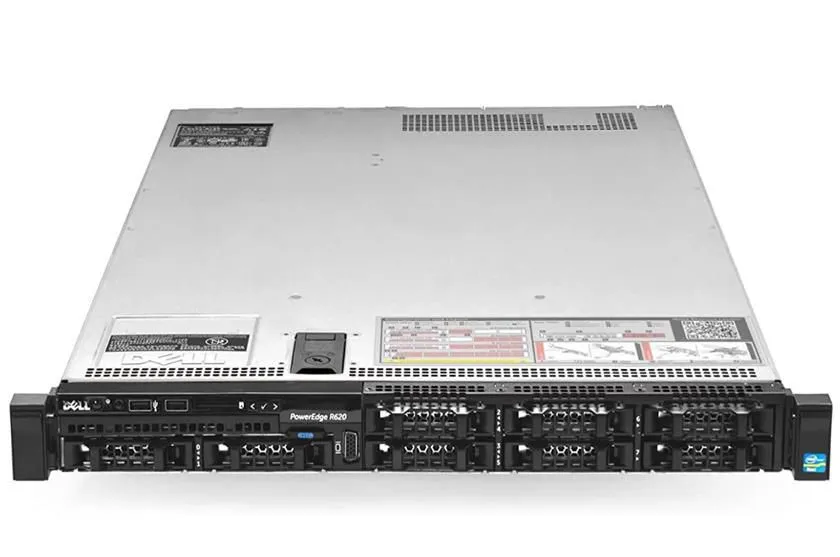 Servidor Dell R620: 2 Xeon Deca Core, Ram 128GB, 1.2TB, SFP+ 10Gb + Par de Tilhos