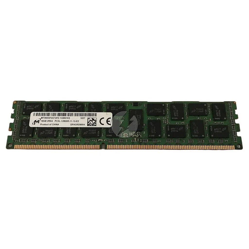 Memória Ram DDR3, 16GB, 2Rx4, 1600 MHz Micron MT36KSF2G72PZ 1G6N1KG: Para Servidor