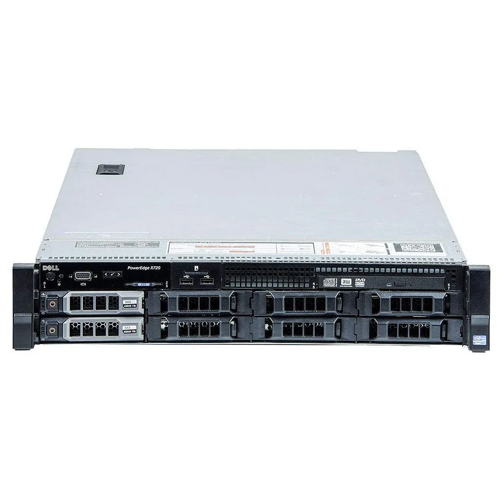 Servidor Dell R510:  Xeon 6 Core, Ram 64GB, 8 Tera