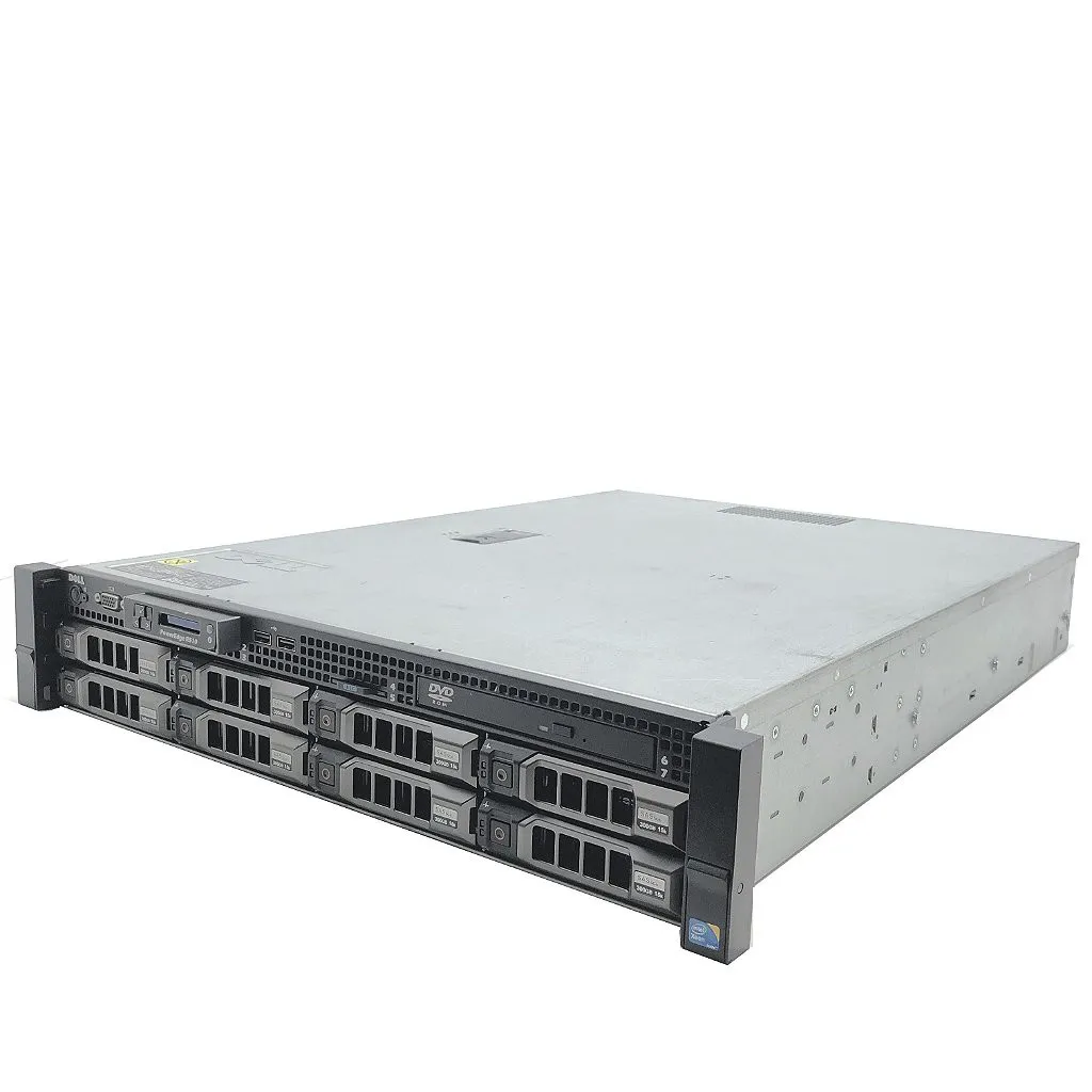 Servidor Dell PowerEdge R510: Xeon SixCore, 64GB, 2x SAS 600GB