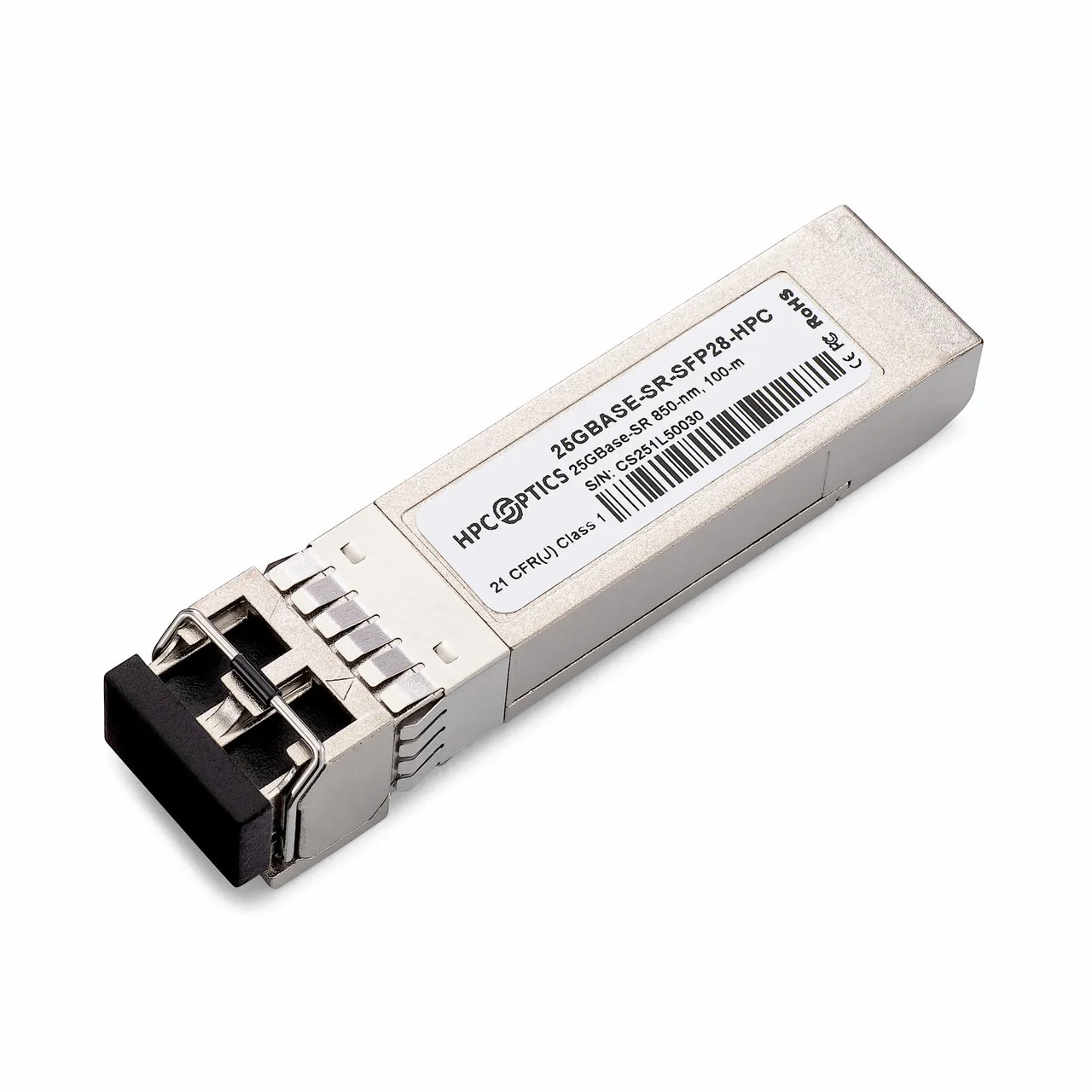 JL485A-C HPE Aruba Networking 25G SFP28 LC eSR 400m MMF Transceiver (compatible)