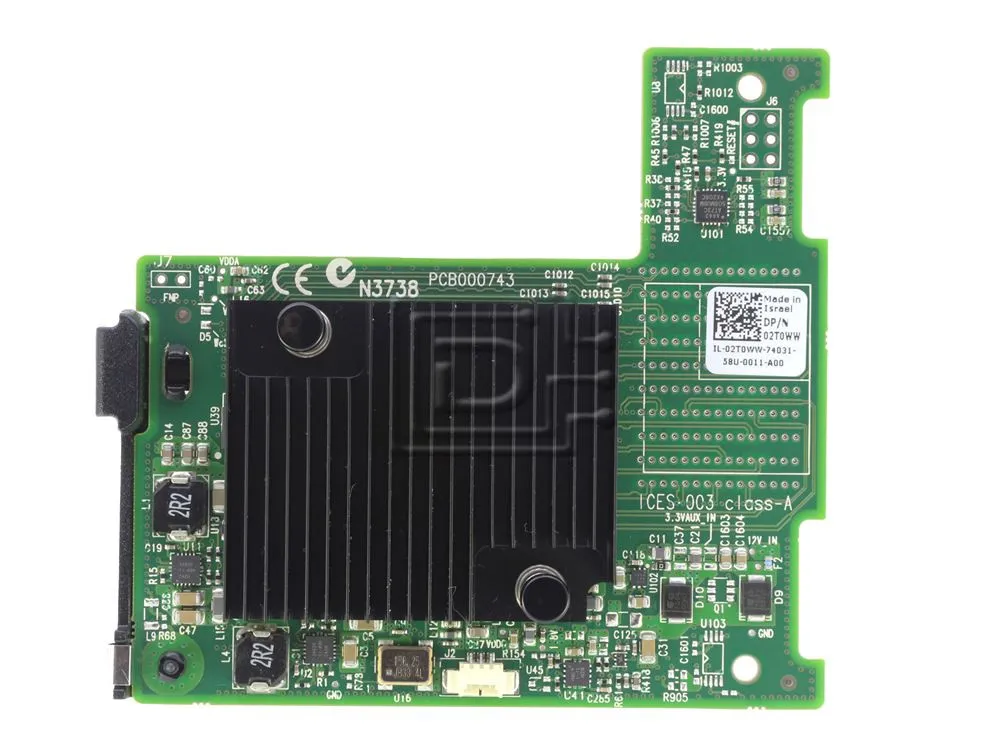2T0WW DELL MELLANOX CX315A 10GB/S DUAL-PORT MEZZANINE CARD