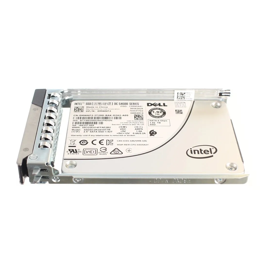 MWKF2 DELL 1.92TB 6G 2.5INCH MU SATA SSD