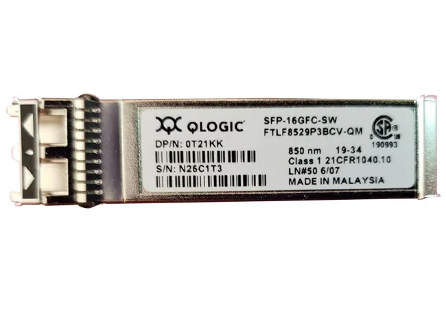T21KK Dell Qlogic 16G FC SFP+ SR Transceiver