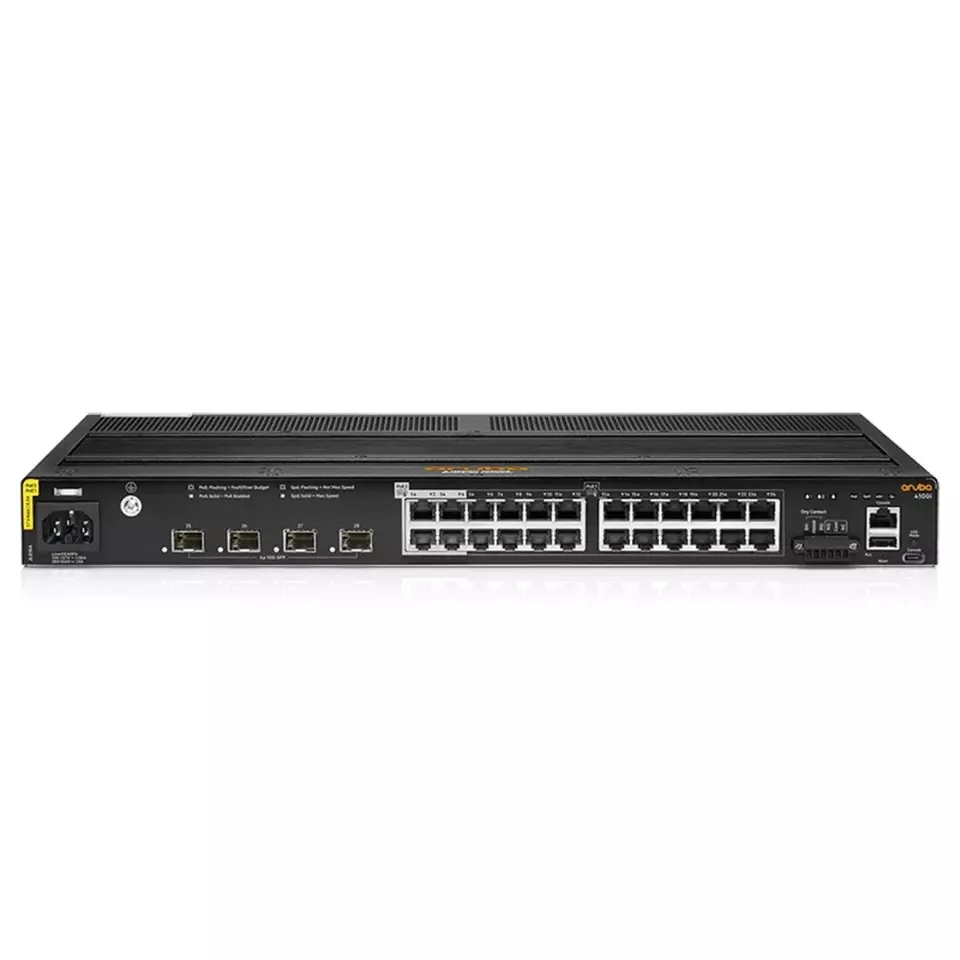 JL818A HPE ARUBA 4100I 24X 1GBE POE+ 4X SFP+ 10GBE MANAGED SWITCH