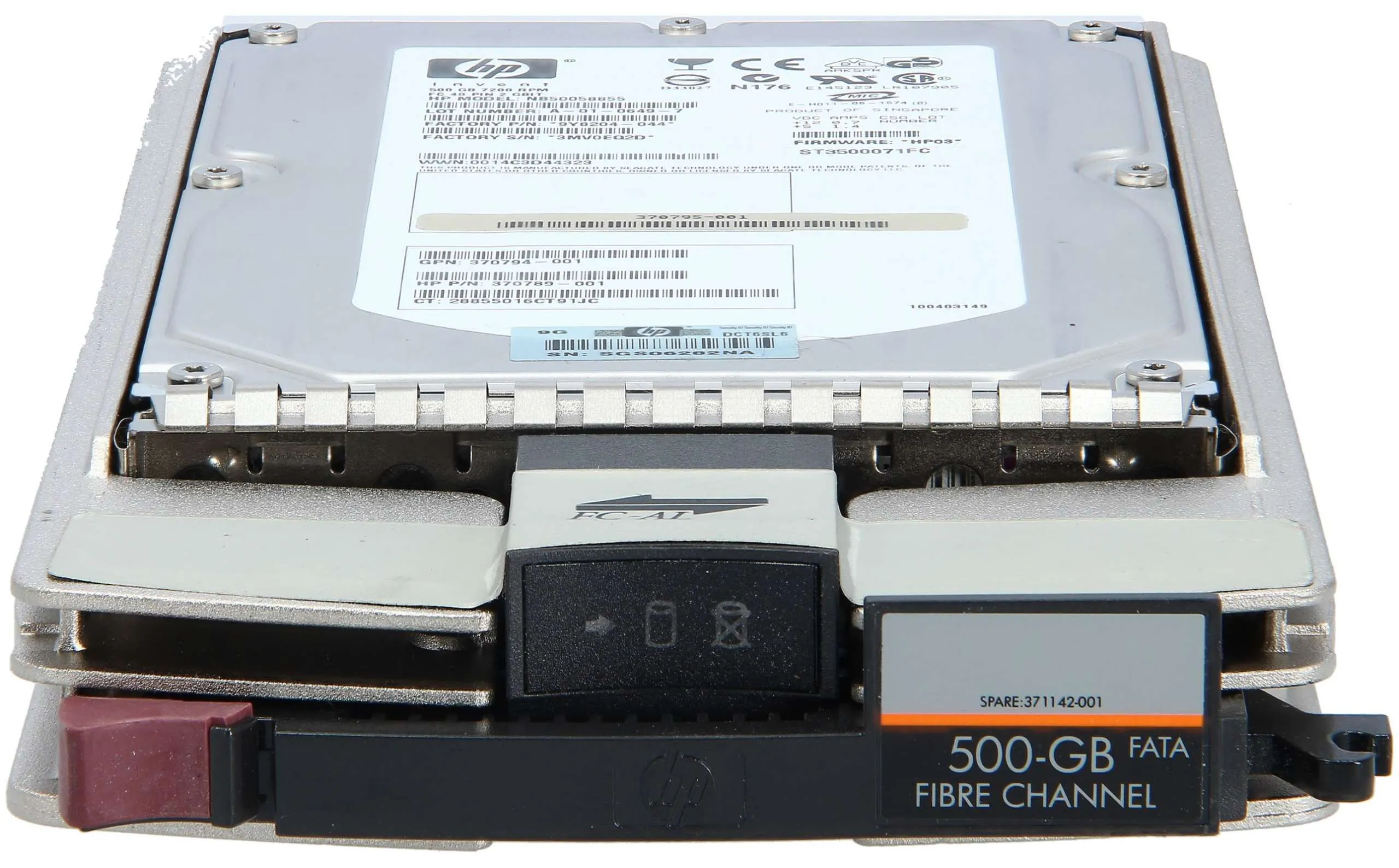 370790-B22 CPQ 500GB FATA disk dual-port