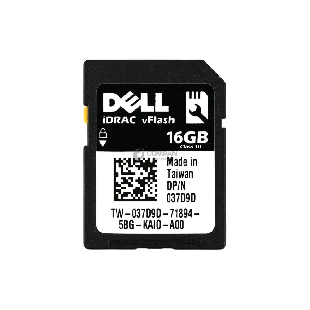 37D9D DELL 16GB SDHC FLASH MEDIA CARD