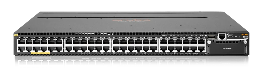 JL074A HP Aruba 3810M 48G PoE+ 1-slot Switch